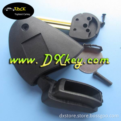Big discount car flip key shell for Citroen key Citroen sx9 key blade key blank 2 Button